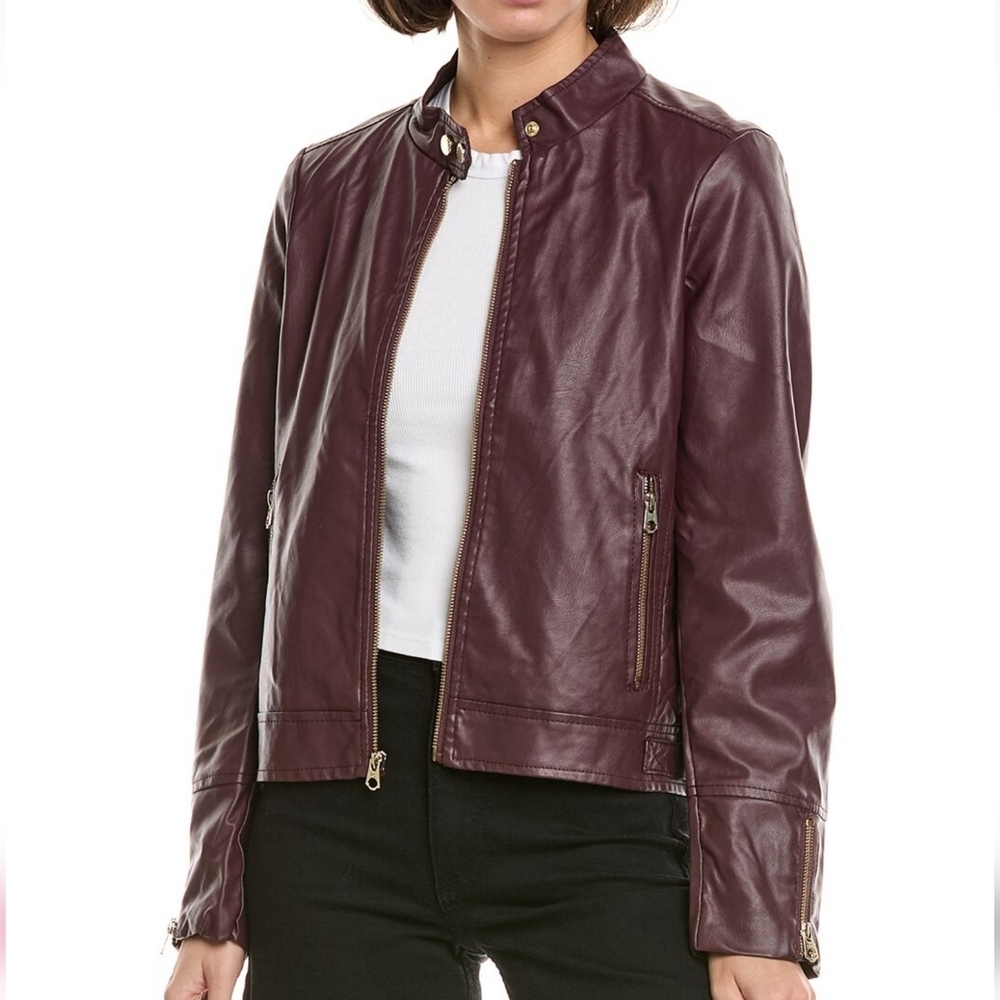 French Connection Leather Jacket